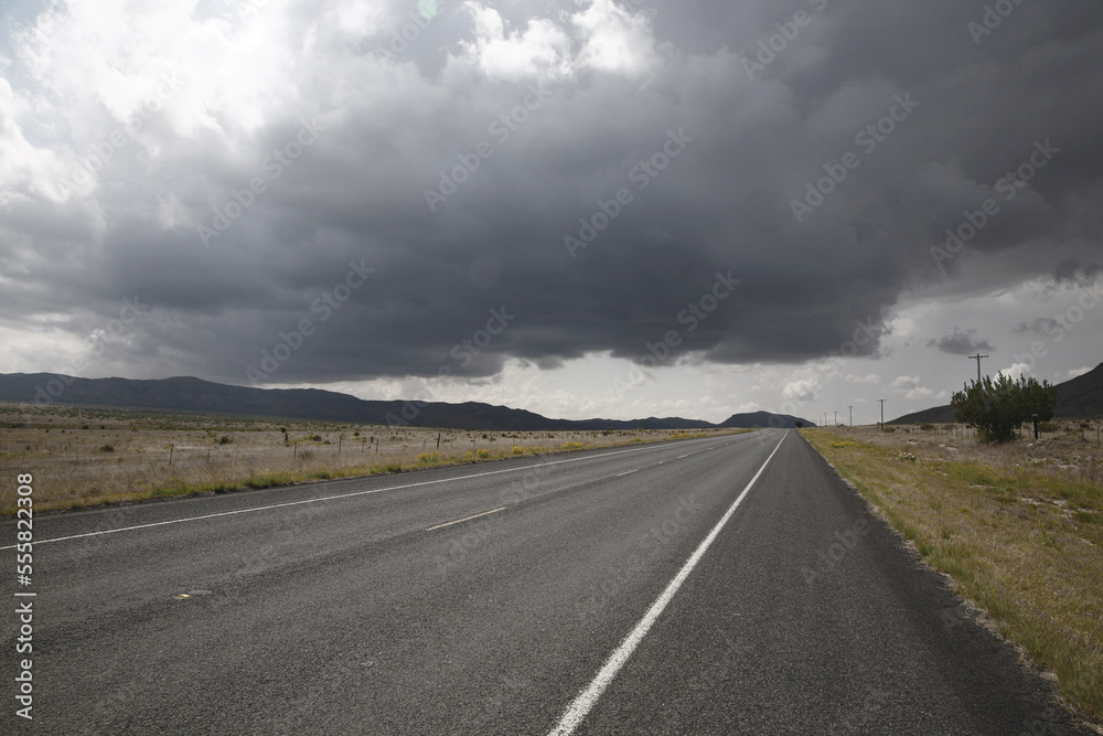 Highway, Alpine, Brewster County, Texas, USA Highway, Alpine, Brewster County, Texas, USA