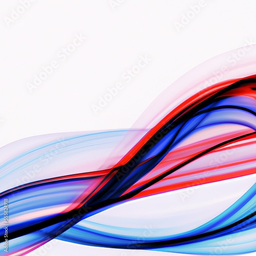 Abstract colorful swoosh background with soft smooth elegant purple waves on white background. Copyspace. Generative AI