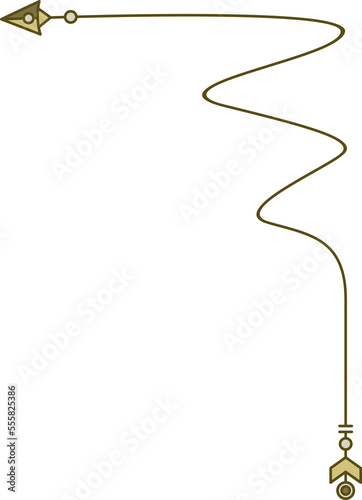 decorative arrow illustration