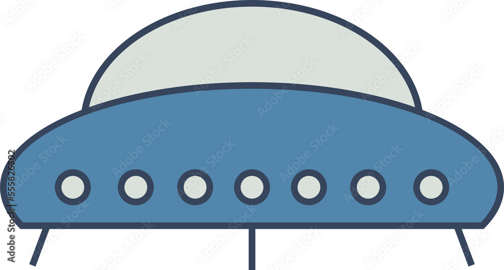 ufo icon illustration