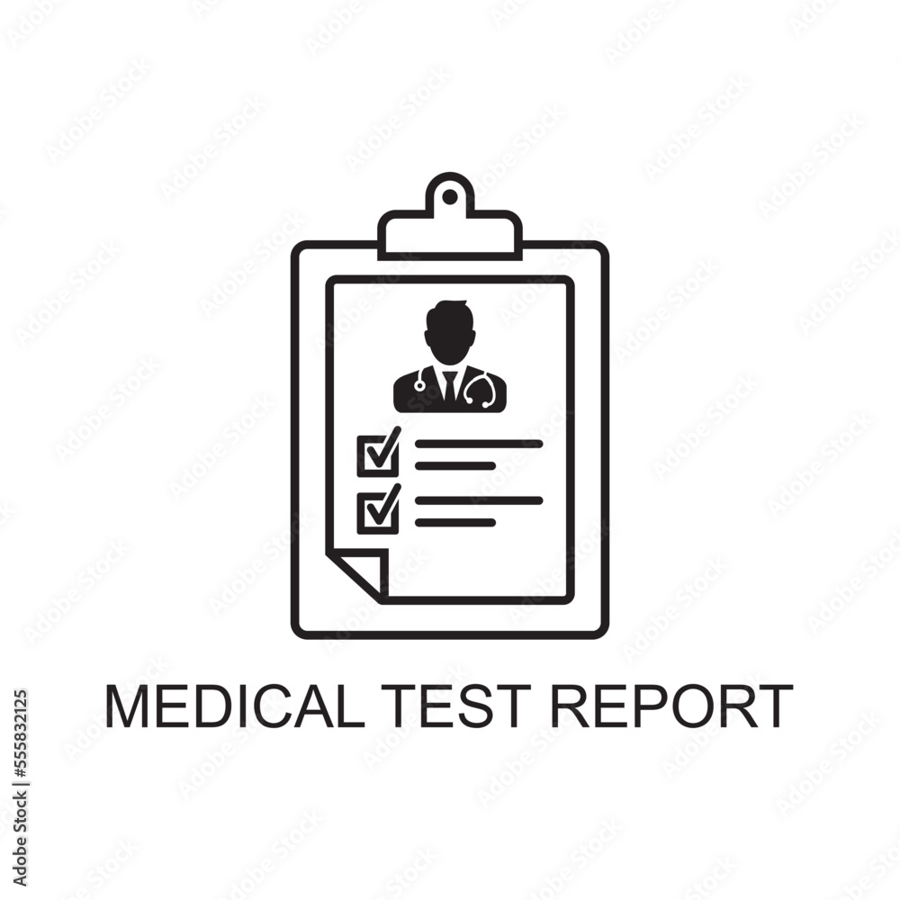 medical test icon, medical icon