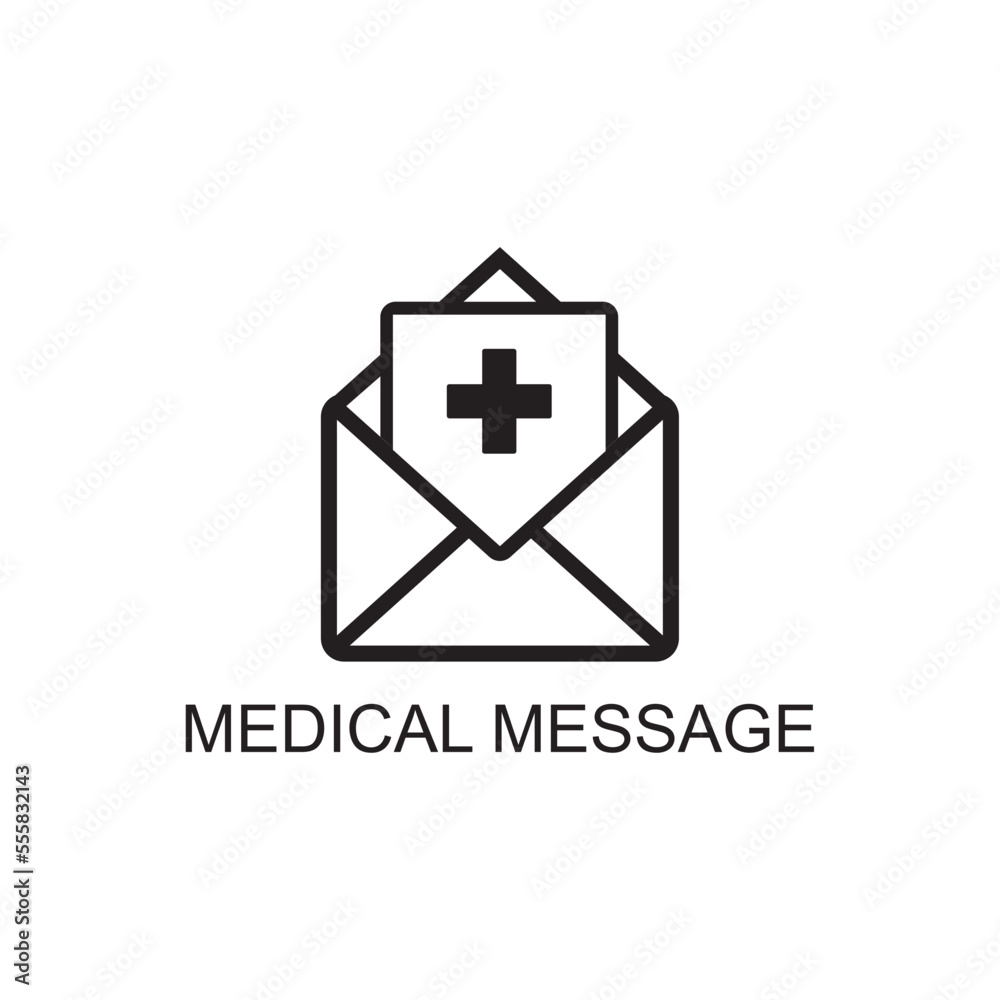 medical message icon , message icon medical message icon , message icon