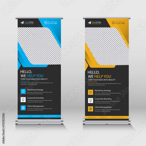 Business Rollup Banner, Corporate Rollup Banner

