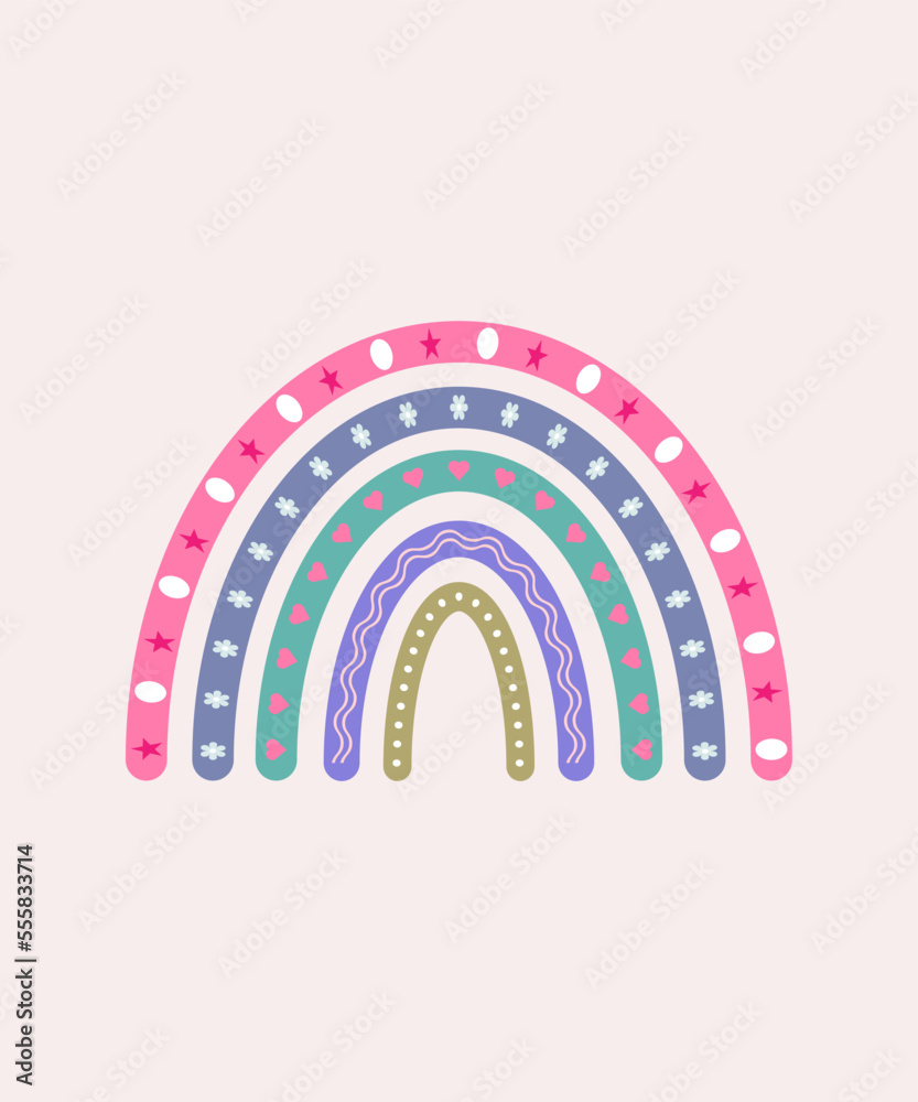 Cute colourful rainbow Cute colourful rainbow