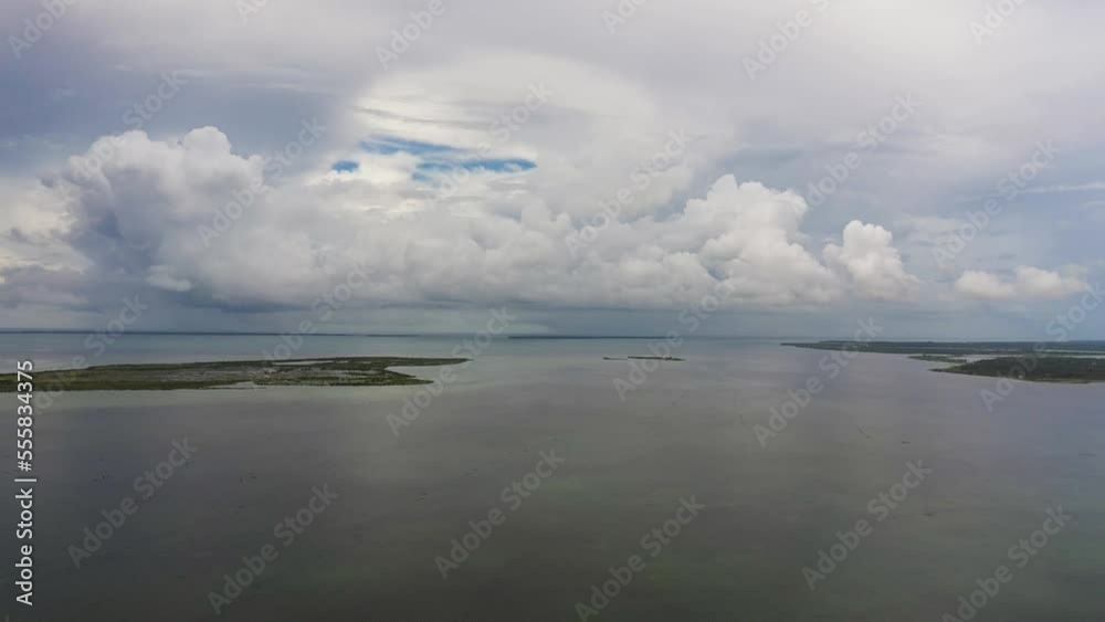 Aerial view of Islands in the north of Sri Lanka view from above. Aerial view of Islands in the north of Sri Lanka view from above.