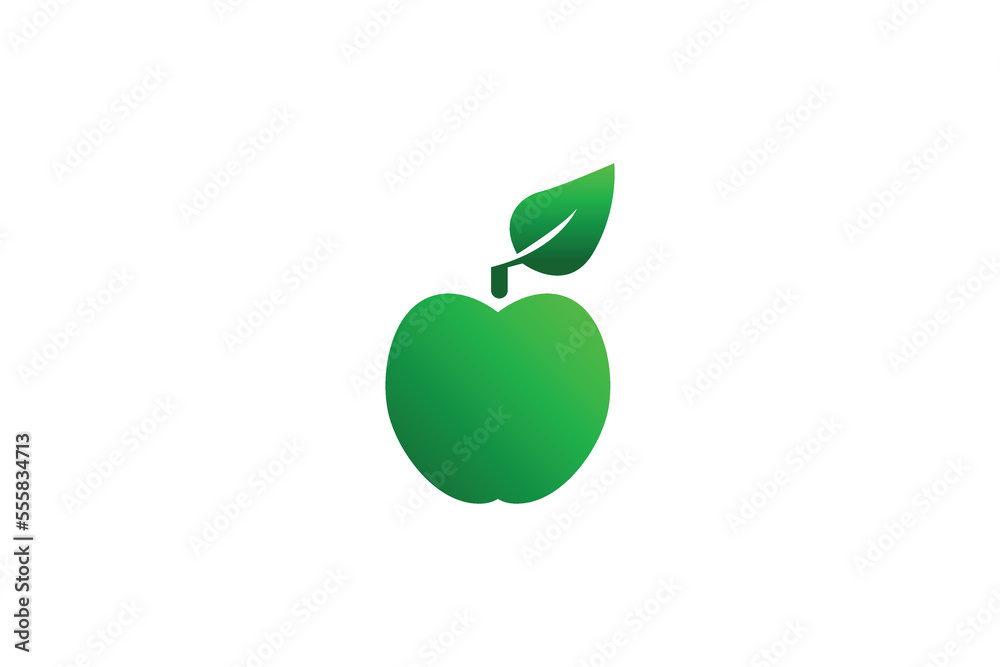 Apple Minimal Logo Design On White Background. Minimal Awesome Trendy Apple Icon Design Template On White Background Apple Minimal Logo Design On White Background. Minimal Awesome Trendy Apple Icon Design Template On White Background