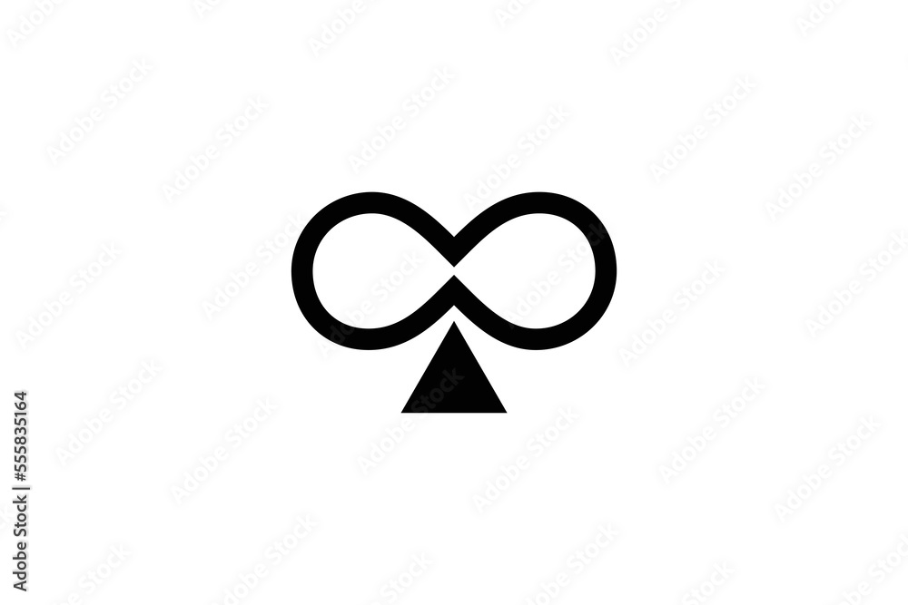 Minimal Awesome Trendy Infinity Balance Icon Design Template On White Background Minimal Awesome Trendy Infinity Balance Icon Design Template On White Background