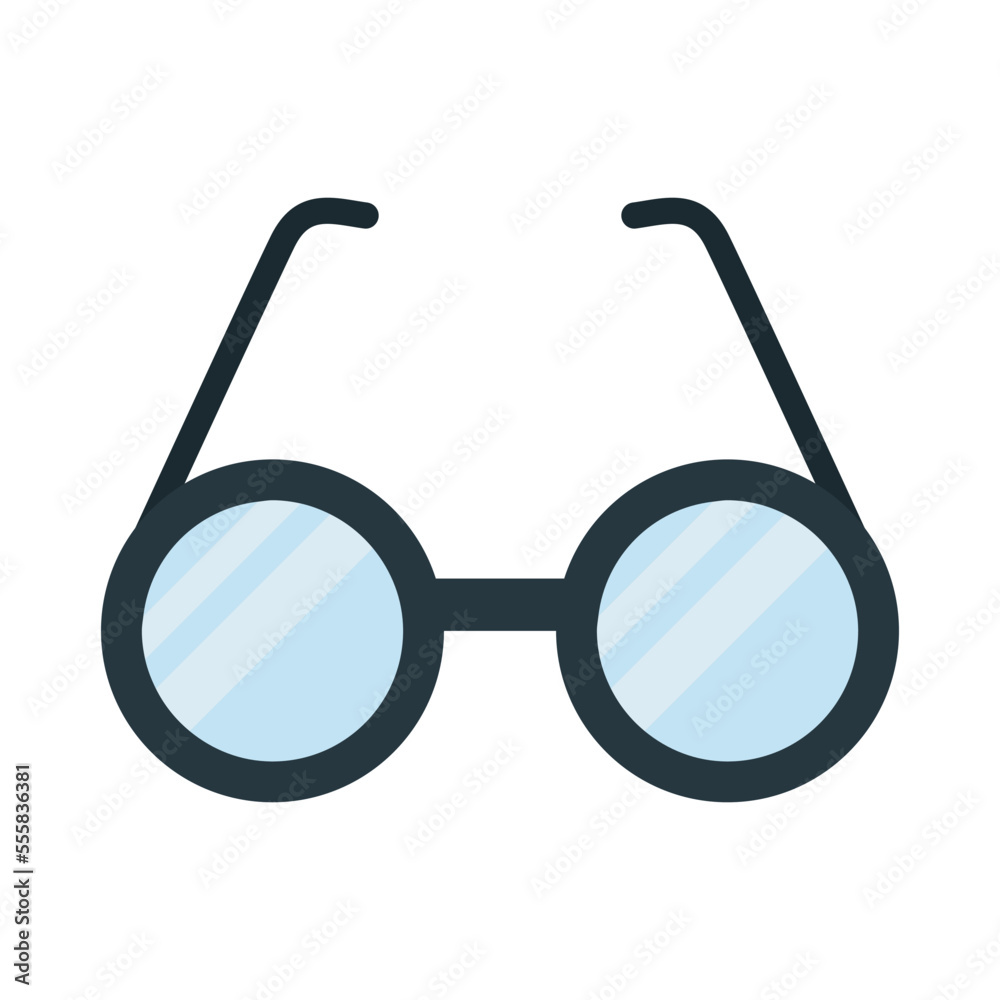 Eyeglasses vector icon symbol design Eyeglasses vector icon symbol design