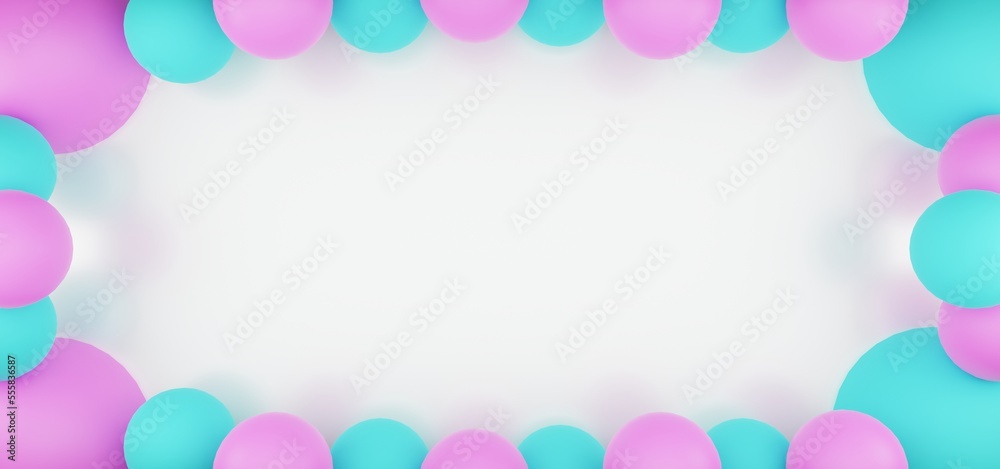 3d rendering sphere colorful pink and bluesky wallpaper 3d rendering sphere colorful pink and bluesky wallpaper