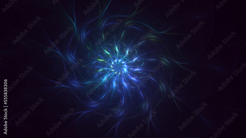 3D rendering abstract multicolor fractal light background 3D rendering abstract multicolor fractal light background