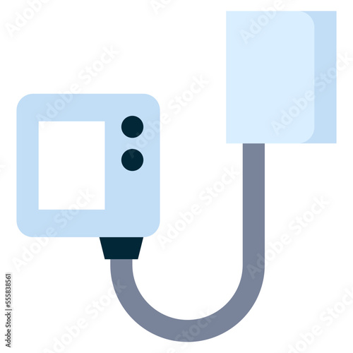 BLOOD PRESSURE GAUGE flat icon