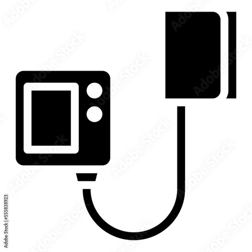 BLOOD PRESSURE GAUGE glyph icon