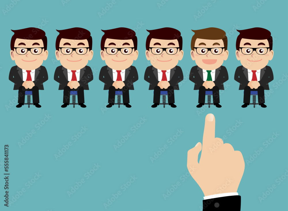 Job interview concept