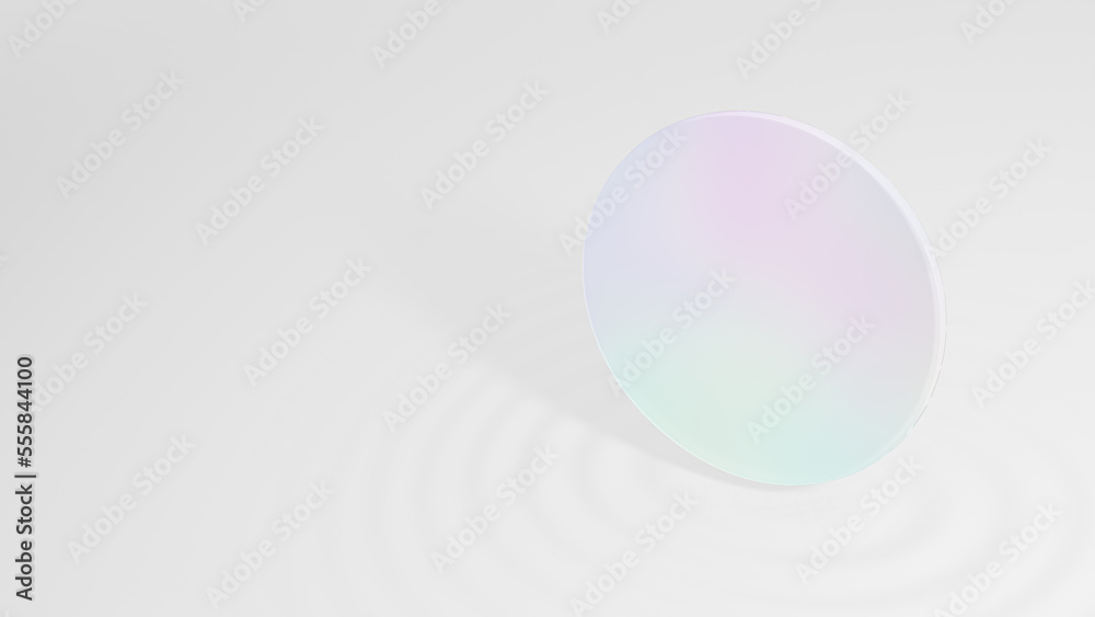 pastel circle mock-up on white waves. minimal idea concept, 3d render. pastel circle mock-up on white waves. minimal idea concept, 3d render.