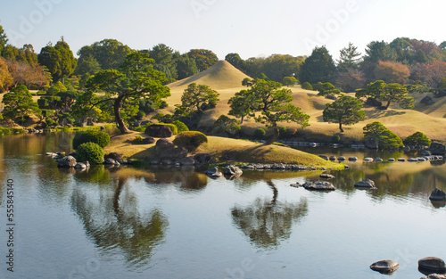 Little Mt. Fuji at Suizenji Garden,Jojuen (Japanese garden) in Kumamoto,Japan photo