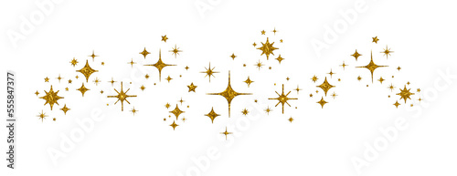 stars isolated on white 