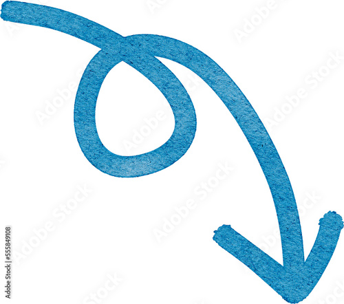 Paper Texture Arrow