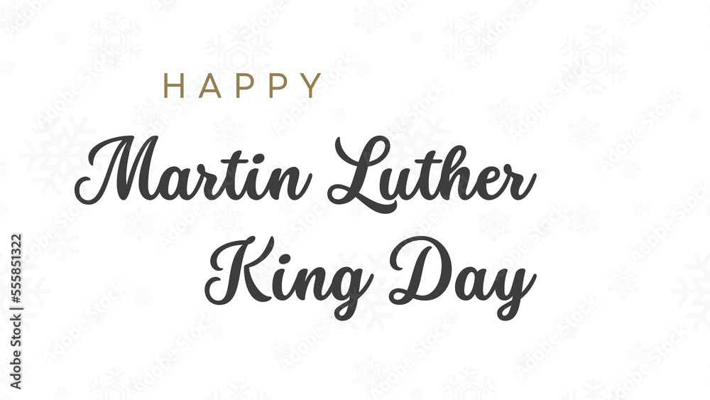 Martin Luther King Day wish image with snow flake background transparent image Martin Luther King Day wish image with snow flake background transparent image