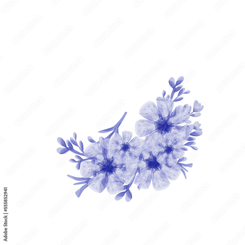 Purple flower wedding ornament Purple flower wedding ornament