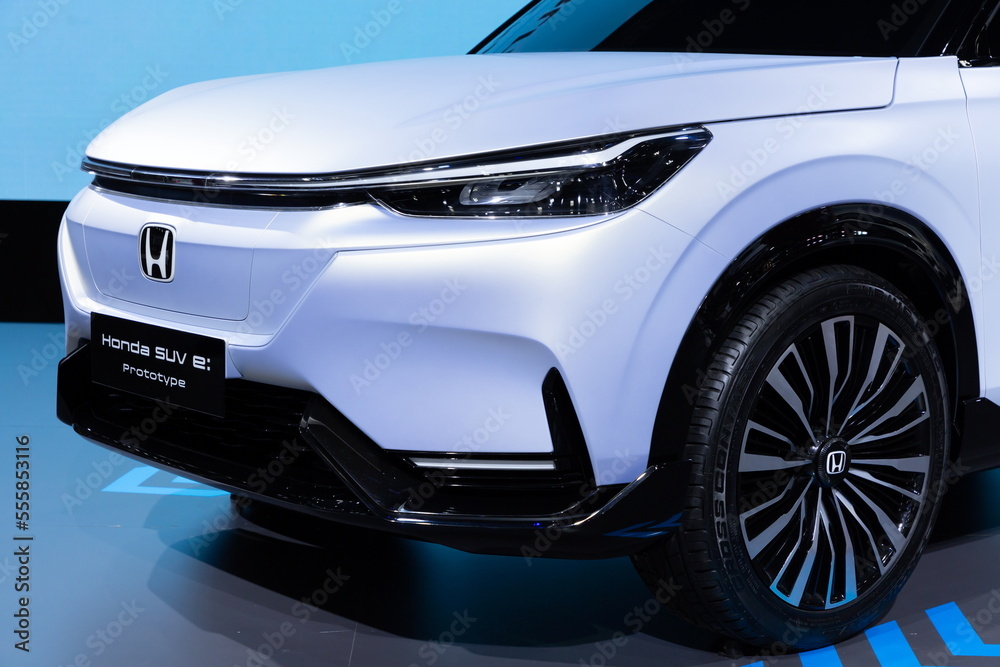 Thailand Dec 1, 2022 Honda SUV e prototype on display at Thailand
