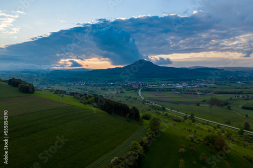 Rural landscape in Baden-Württemberg photo