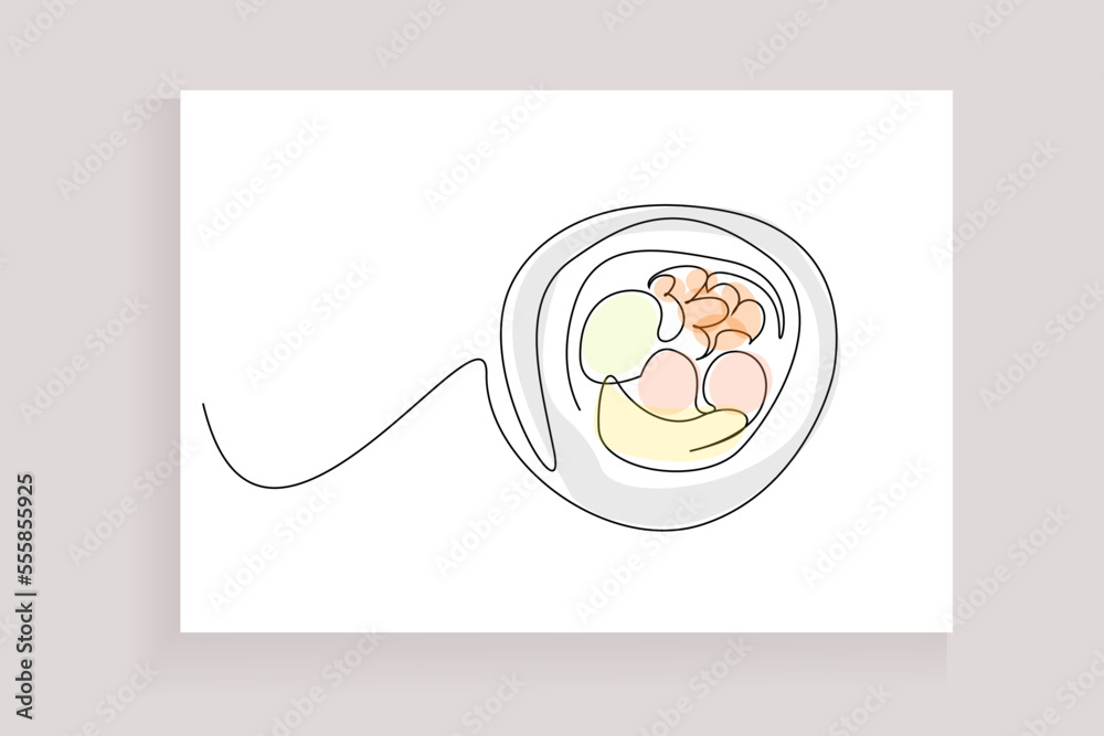 asian traditional food line drawing minimalist art menu presentation concept. famous chinese japanese korean food cuisine. Top view, copy space. asian traditional food line drawing minimalist art menu presentation concept. famous chinese japanese korean food cuisine. Top view, copy space.