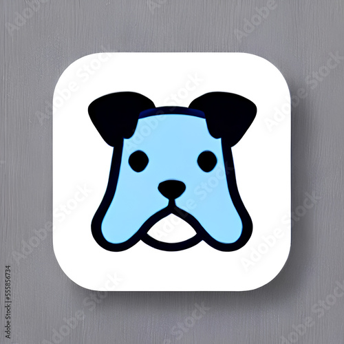 icon cute dog11, Generative AI technology