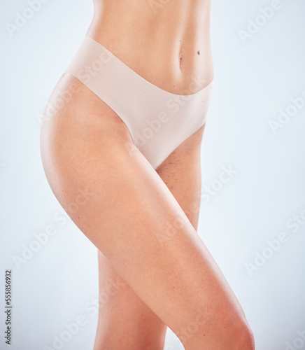 Premium Photo  Health liposuction and stomach of woman in studio for  weight loss wellness and exercise on white background skincare fitness and  girl pinch hips in underwear for tummy tuck diet