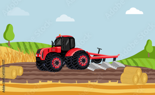 Agricultural Machine Composition photo