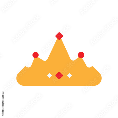 Cute Cartoon Crown Illustration photo