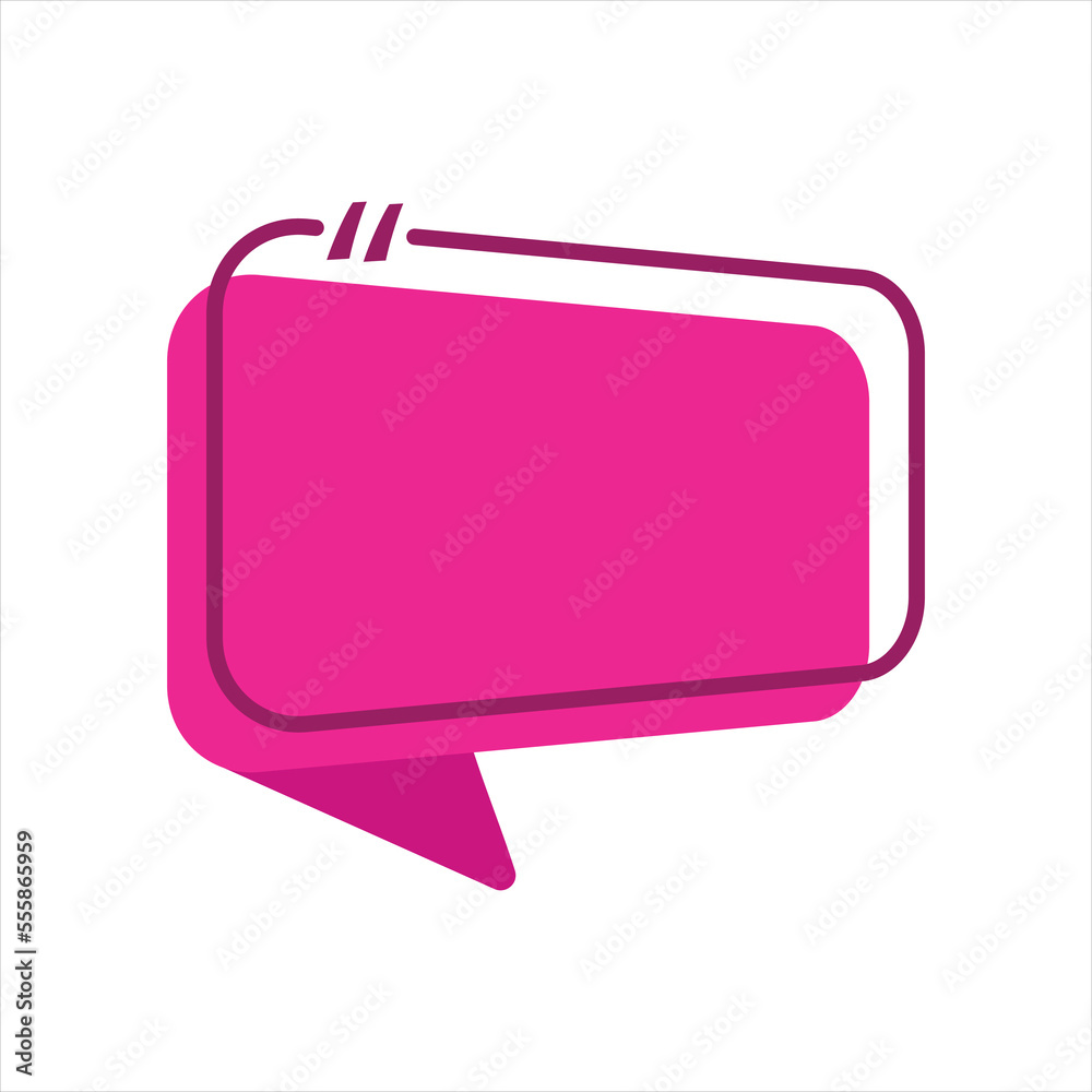 Bubble Text Box Vector