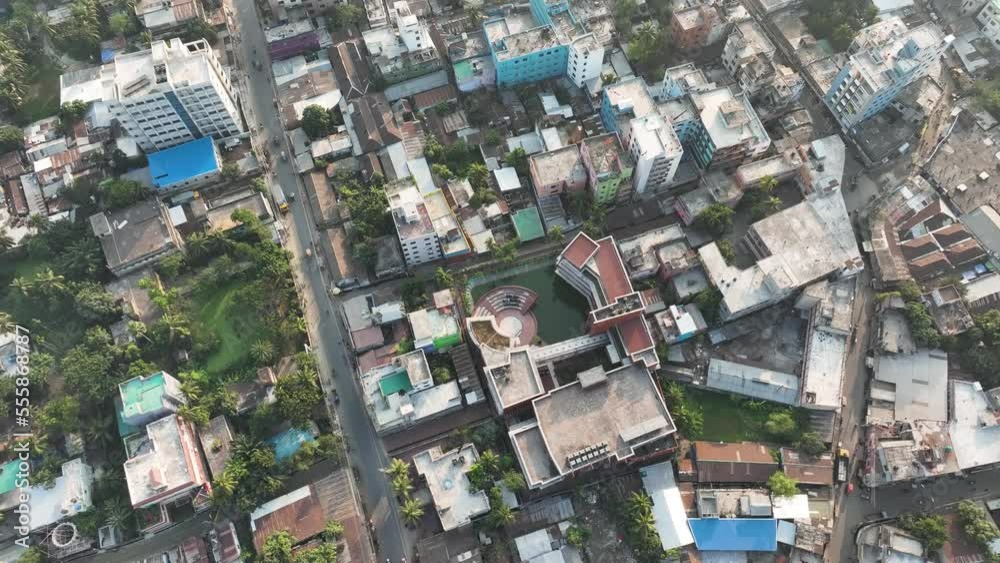 Aerial view of Khulna city in Bangladesh. Aerial view of Khulna city in Bangladesh.