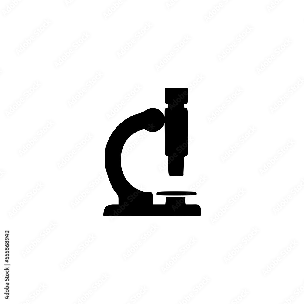 Lab microscope hand drawn icon Lab microscope hand drawn icon