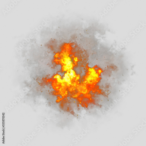 Canvas Print Fire Explosions