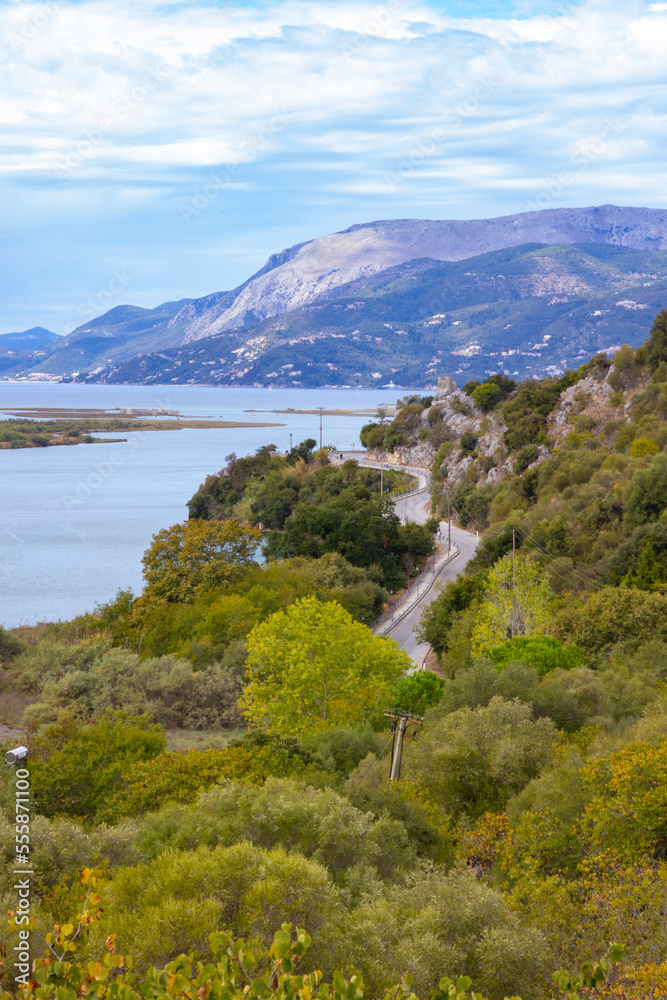 road to the Butrint, Albania