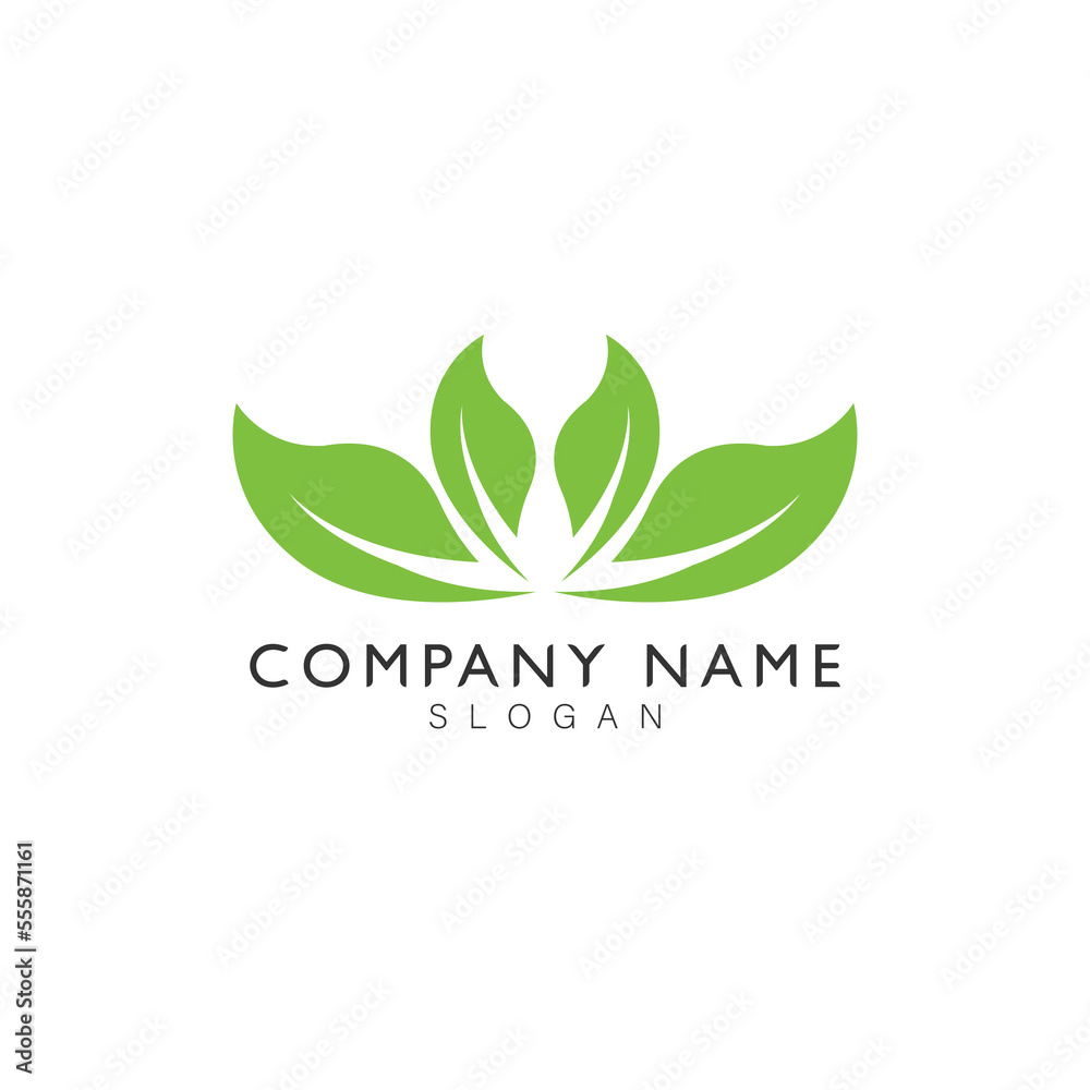 Tree leaf logo template design vector , icon illustration Tree leaf logo template design vector , icon illustration