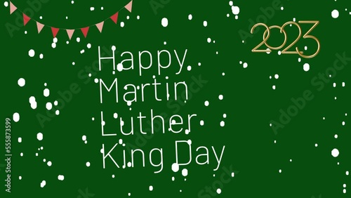 Wallpaper Mural Martin Luther King Day with banner and green background Torontodigital.ca
