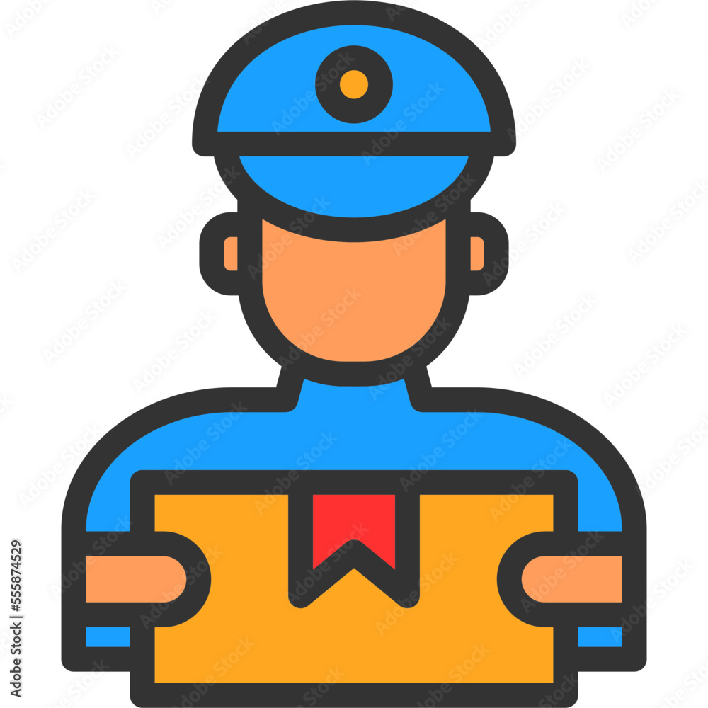Delivery Man Icon Delivery Man Icon