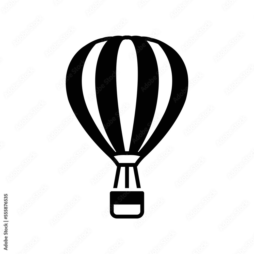 air balloon icon vector design template in white background air balloon icon vector design template in white background