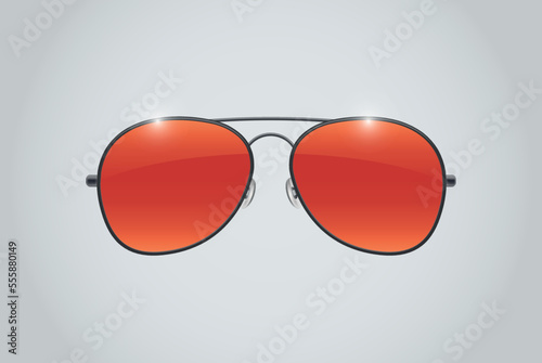Aviator sunglasses illustration background. Bright lenses. Colorful.Aviator sunglasses illustration background. Police isolated sunglasses