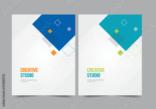Brochure or template, annual report cover design background EPS 10