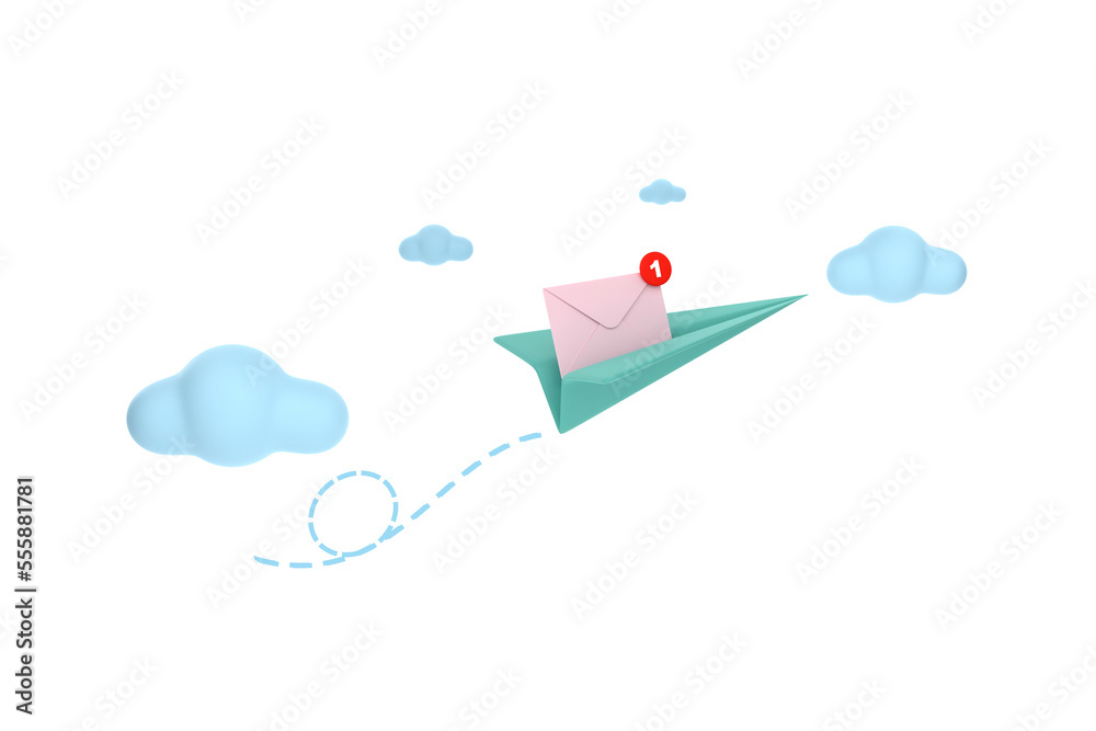 mail envelope icon on paper plane isolated. mail envelope icon on paper plane isolated.