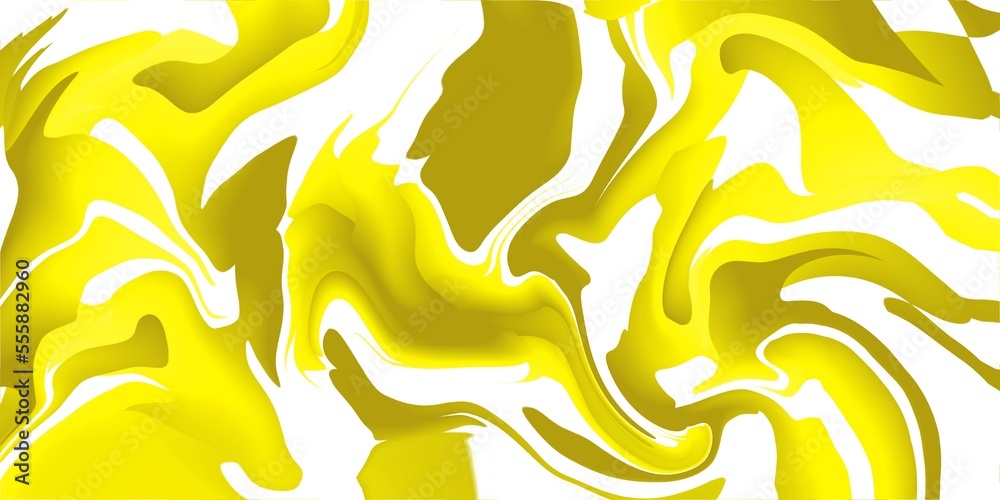 Fototapeta premium Yellow white wavy background 