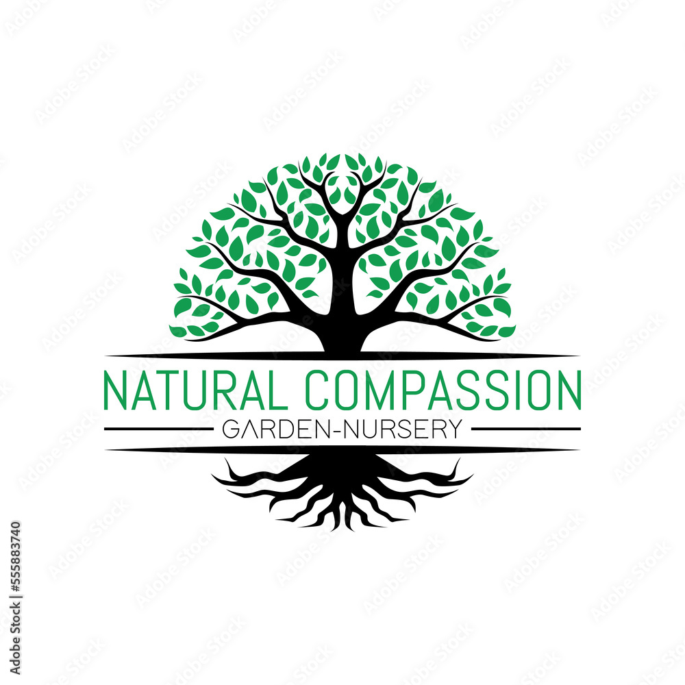 Obraz premium Unique Tree logo design with vector format.