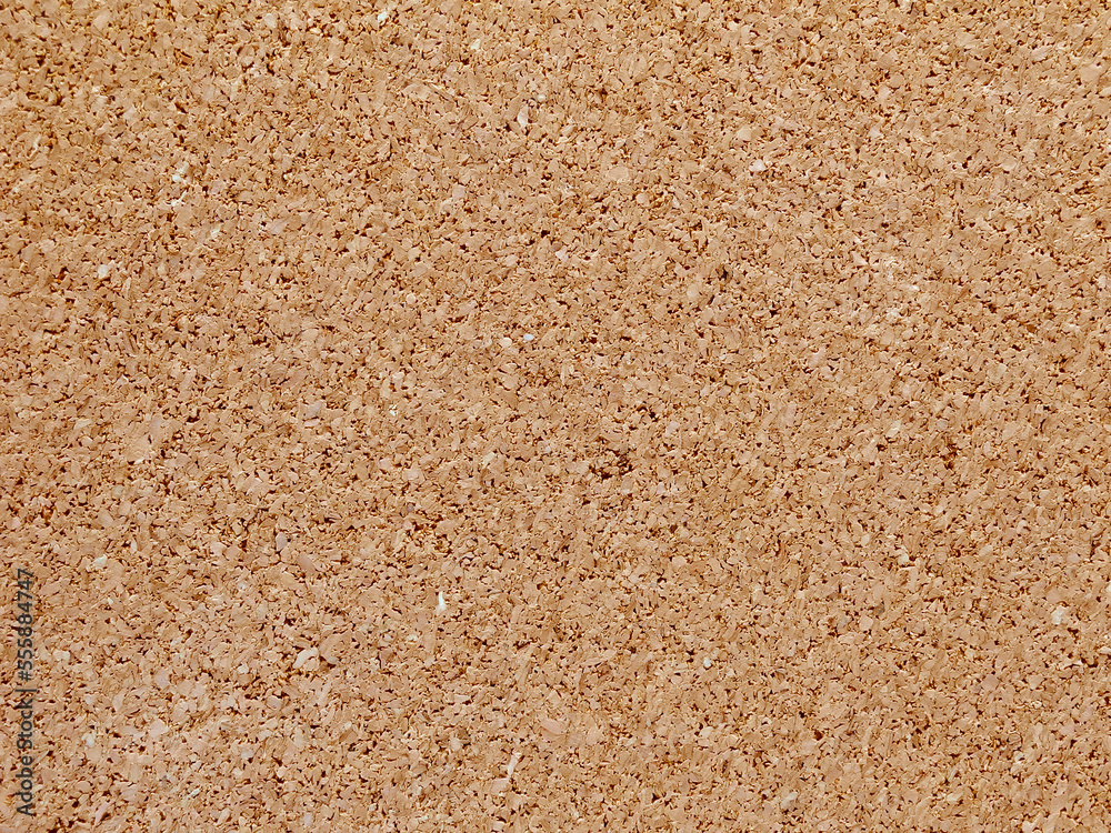 Fototapeta premium Brown yellow cork board. Textured wooden background with copy space. 