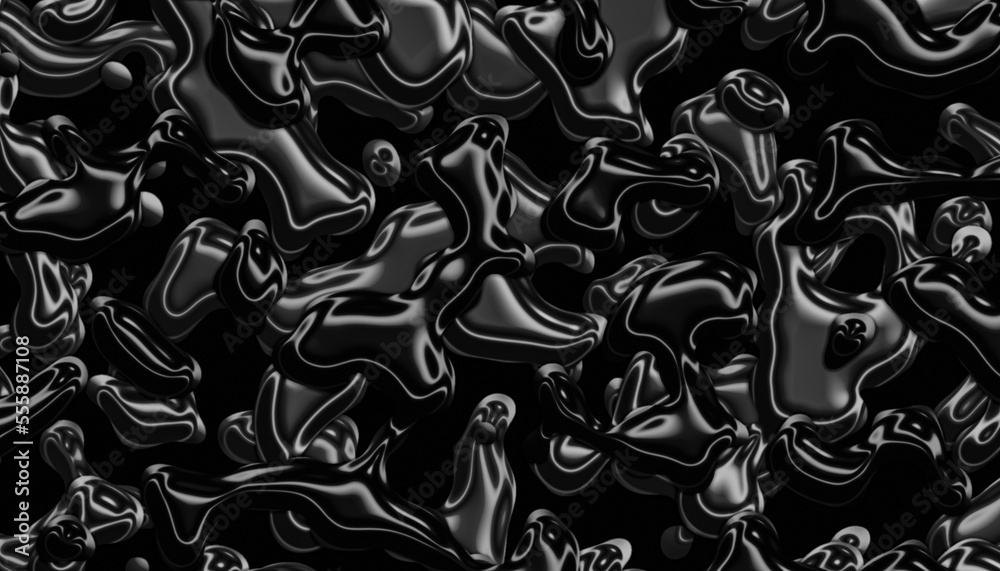 black chrome background