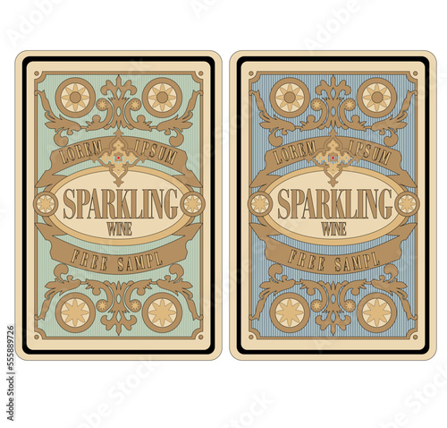 WINE LABEL COLLECTION DECORATIVE STICKER