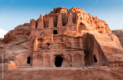 Petra,Jordan,tomb in gateway to Siq