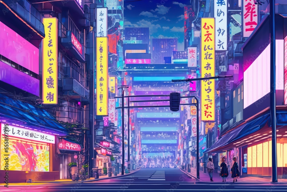 ArtStation, tokyo anime night HD wallpaper | Pxfuel-demhanvico.com.vn