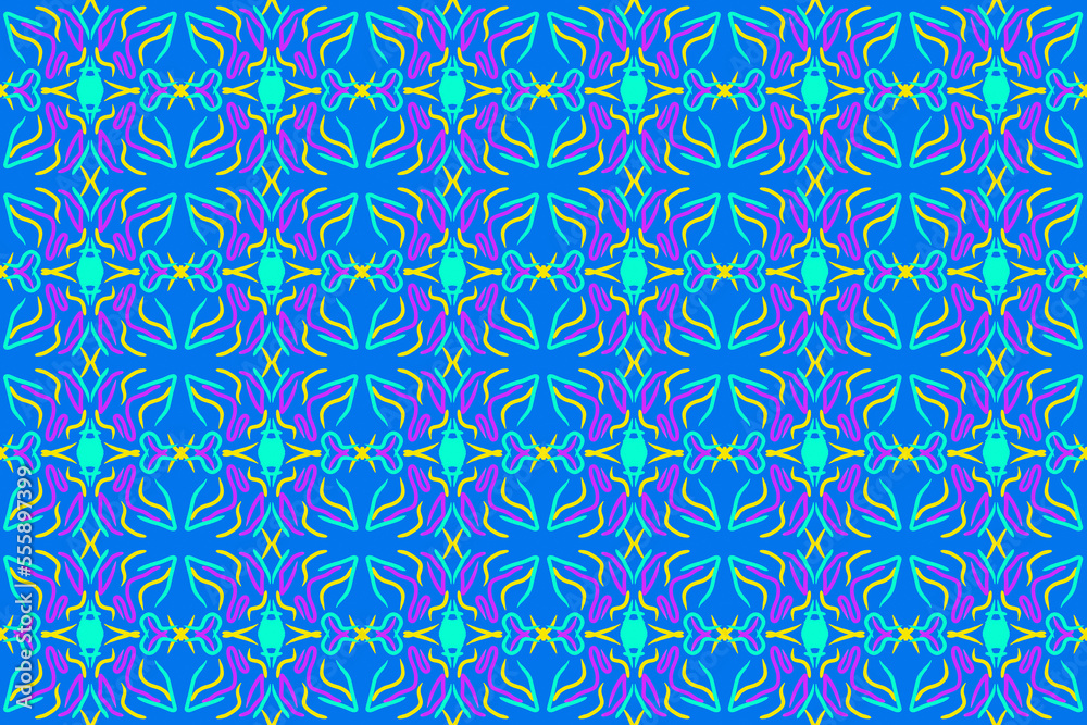 abstract pattern on a blue background	
